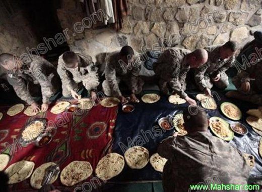 عکس: ناهار نظامیان آمریکایی در افغانستان چیست؟