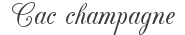 Cac champagne Font