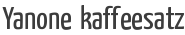 Yanone kaffeesatz Font