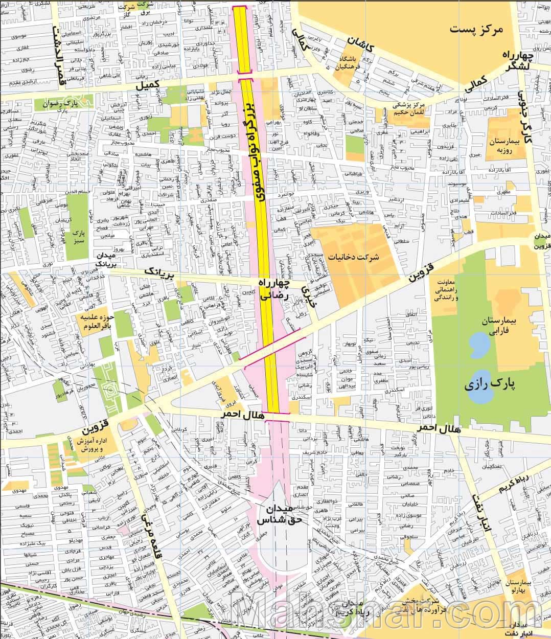 Tehran Map نقشه تهران