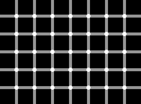  خطای دید  - خطای دید در رنگ ها دایره ها سفید اند یا سیاه؟