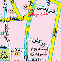 نمونه نقشه تهران