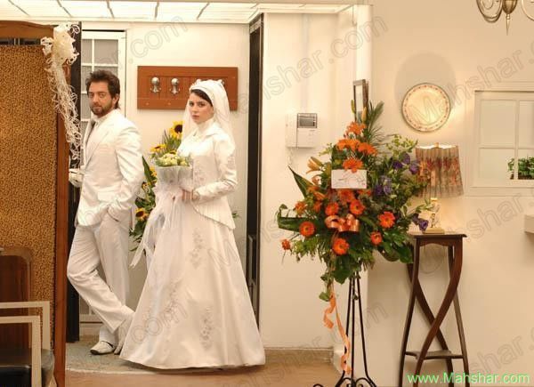 عکسهای بازیگران زن سینمای ایران در لباس عروسی: عکس لیلا حاتمی در فیلم بی پولی با لباس عروس