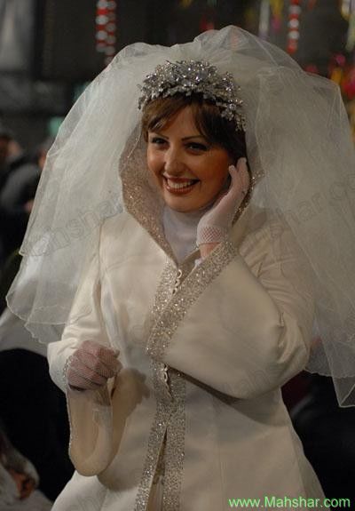 عکسهای بازیگران زن سینمای ایران در لباس عروسی: عکس نیوشا ضیغمی در لباس عروس