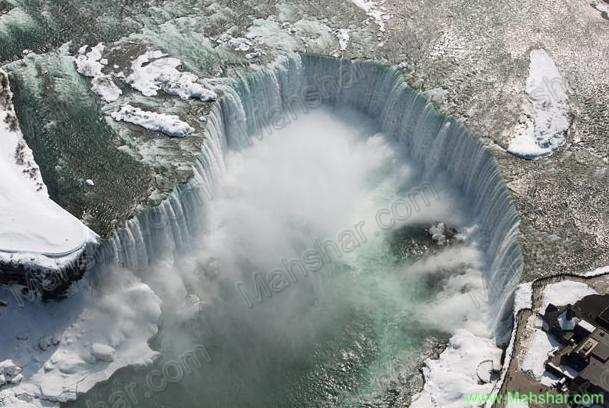 عکس : آبشار نیاگارا از بالا